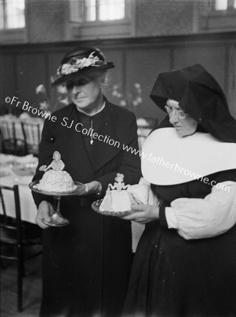 MARY & MAGGIE WITH MARY'S CAKES AT BLACKROCK CONVENT